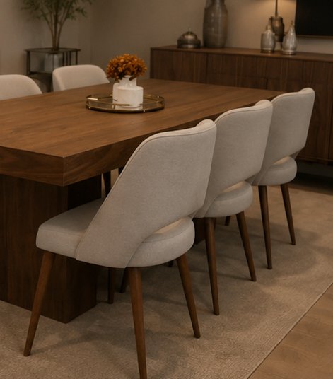 Conjunto de cadeiras de sala de jantar