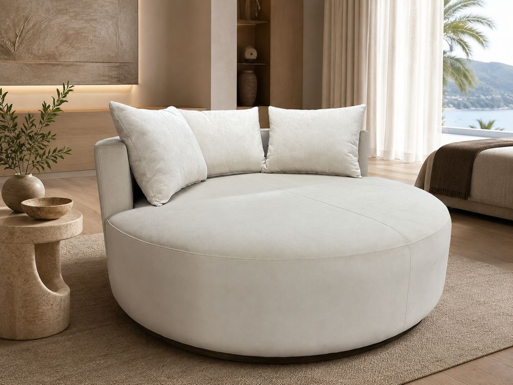 Chaise redonda creme grande